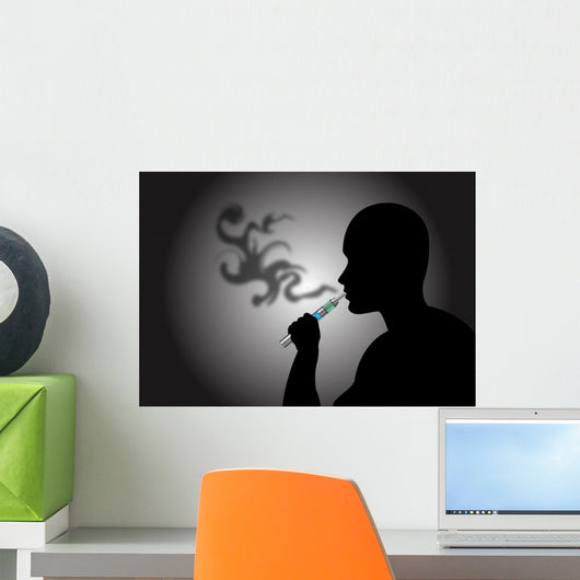 Stock Vector Illustration Vaping