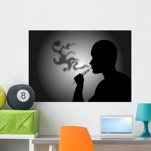 Stock Vector Illustration Vaping