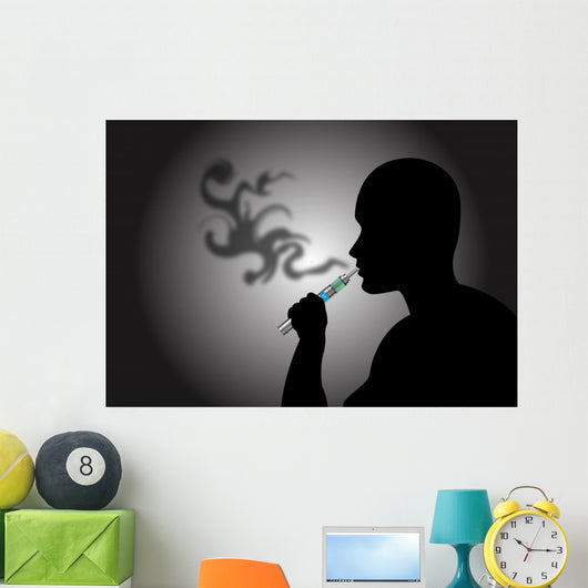 Stock Vector Illustration Vaping