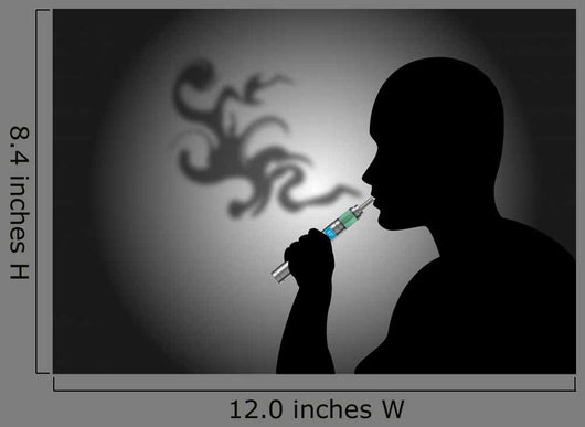 Stock Vector Illustration Vaping