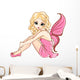 Little Fairy in Pink Dress Wall Decal