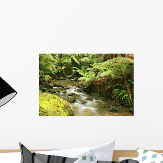 Rainforest River Wall Mural