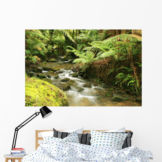 Rainforest River Wall Mural
