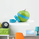 Green apple fitness Wall Decal