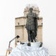 Statue of emperator Julius Caesar in Rome, Italy Wall Mural