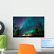 Northern Lights over City Wall Mural