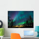 Northern Lights over City Wall Mural