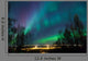 Northern Lights over City Wall Mural