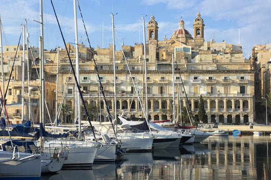 Waterfront Of Senglea Marina, Malta Wall Mural