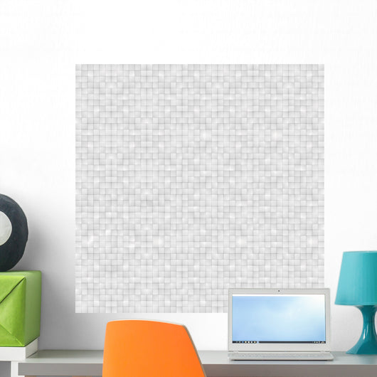 Soft Gray Website Texture Wall Decal