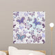 Spring Seamless Pattern Wall Decal