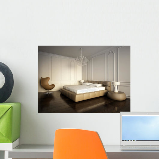 Minimal White Bedroom with