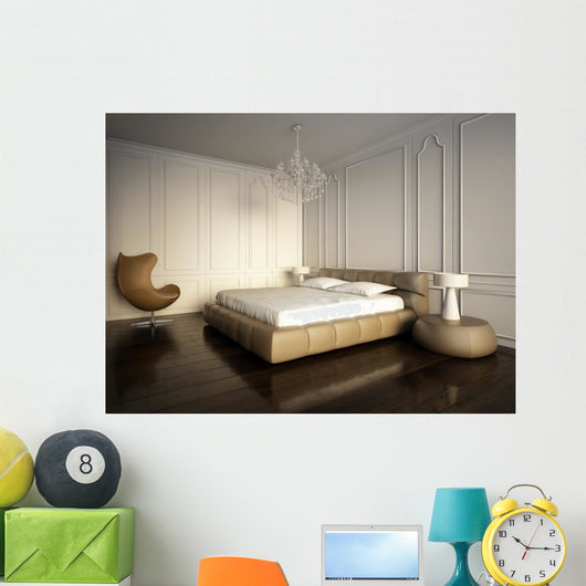 Minimal White Bedroom with