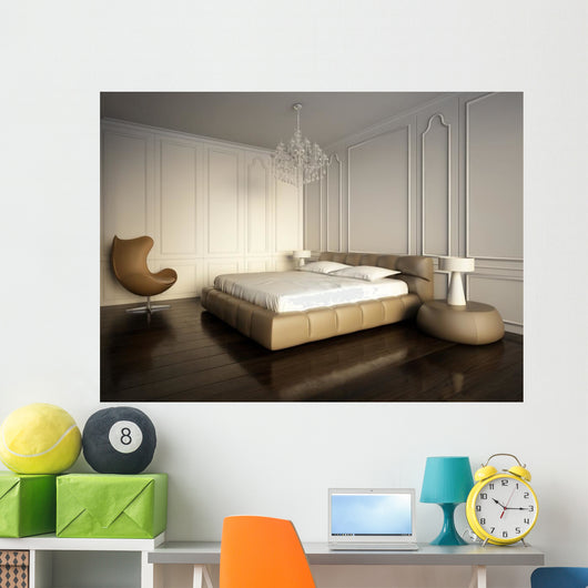 Minimal White Bedroom with