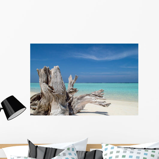 Tree Beach Wall Mural