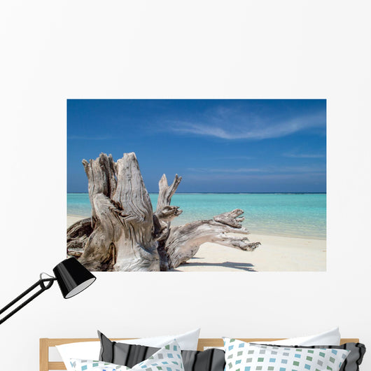 Tree Beach Wall Mural