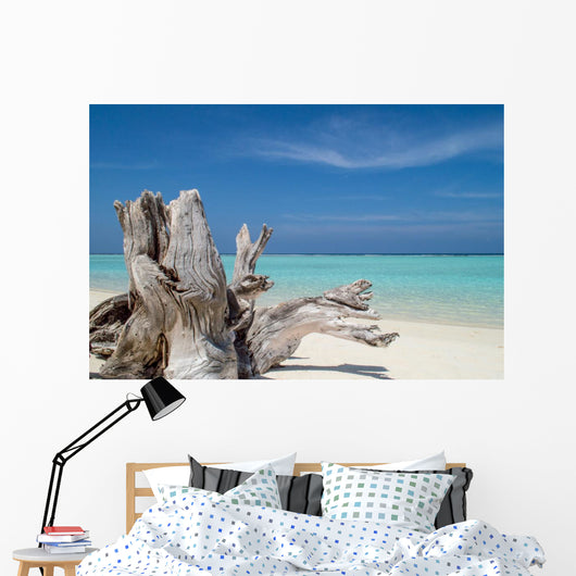 Tree Beach Wall Mural