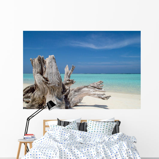 Tree Beach Wall Mural