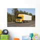 Yellow White Blank Delivery Wall Decal