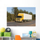 Yellow White Blank Delivery Wall Decal