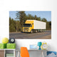Yellow White Blank Delivery Wall Decal