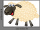 Cute Sheep Wall Decal