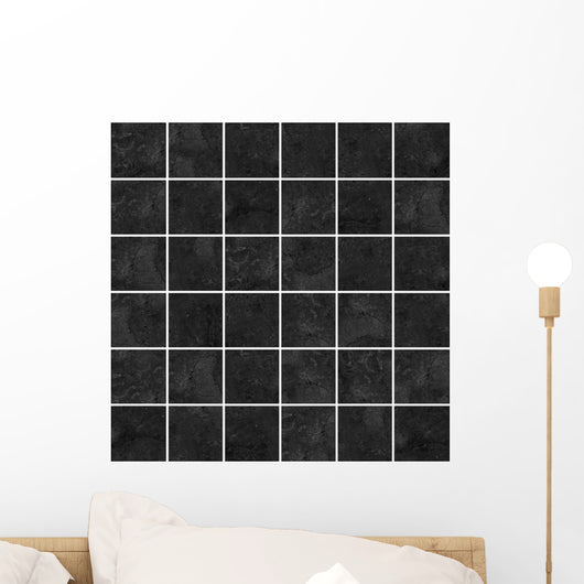 High-quality Black Mosaic Pattern Wall Decal