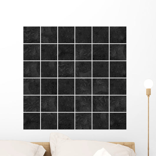 High-quality Black Mosaic Pattern Wall Decal