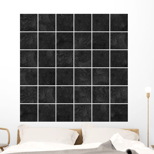 High-quality Black Mosaic Pattern Wall Decal