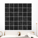 High-quality Black Mosaic Pattern Wall Decal