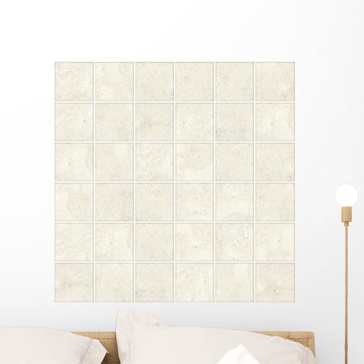High-quality Beige Mosaic Pattern Wall Decal
