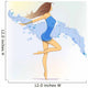 Blue Dance Wall Decal
