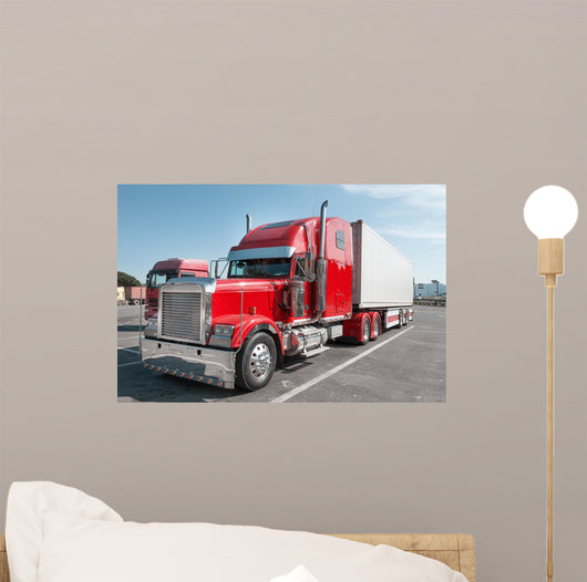 Red Us Truck with