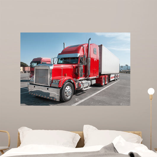Red Us Truck with