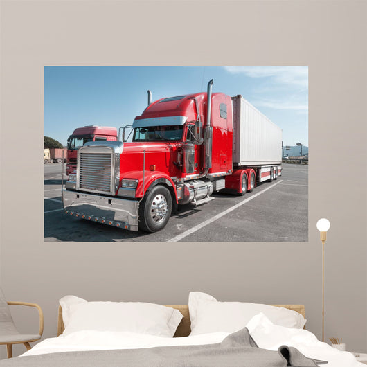 Red Us Truck with