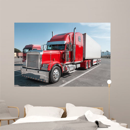 Red Us Truck with