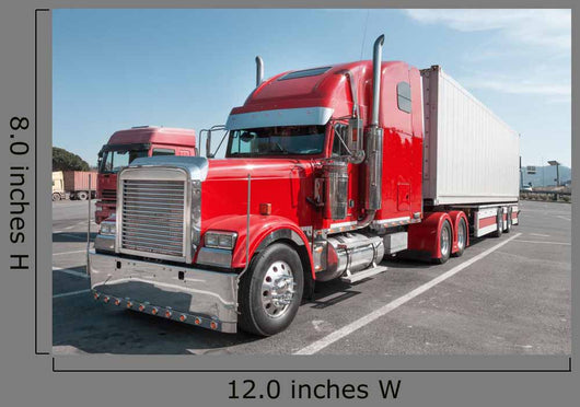 Red Us Truck with
