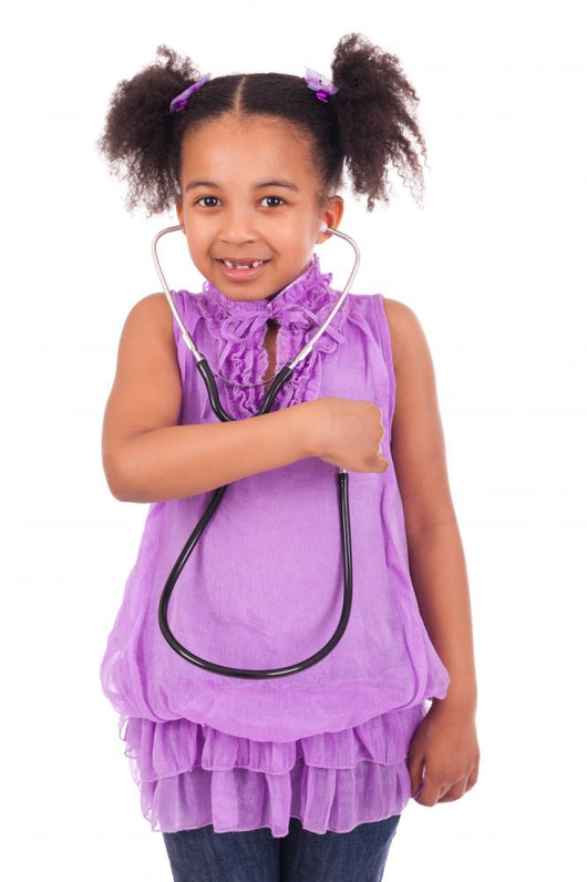 African Child with Stethoscope Wall Mural