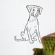 dalmatian dog cartoon for coloring book Wall Decal