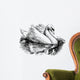 white swan Wall Decal