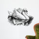 white swan Wall Decal