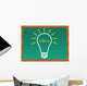 Pizarra Con Un Dibujo Wall Decal
