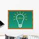 Pizarra Con Un Dibujo Wall Decal