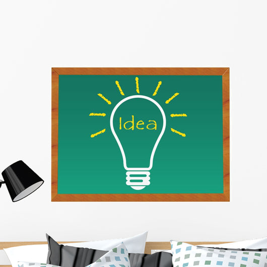 Pizarra Con Un Dibujo Wall Decal