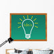 Pizarra Con Un Dibujo Wall Decal