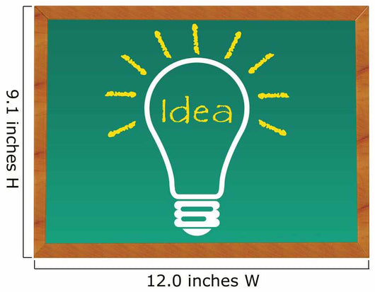 Pizarra Con Un Dibujo Wall Decal