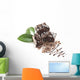 Up Chocolate Pieces White Wall Decal