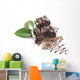 Up Chocolate Pieces White Wall Decal