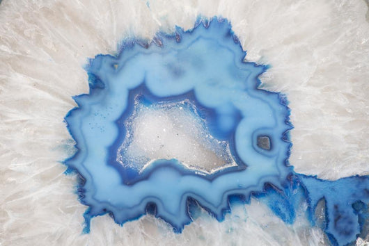 Geode Slice Closeup