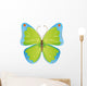 Beautiful Green and Blue Butterfly Wall Decal